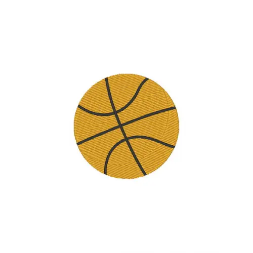 Matriz de Bordado Bola de Basquete - 7cm