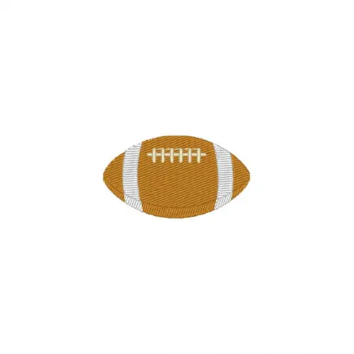 Matriz de Bordado Bola de Futebol Americano - 7cm