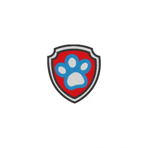 Matriz de Bordado Brasão Patrulha Canina Ryder - 5 Tamanhos