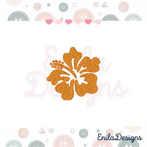 Matriz de Bordado Flor da Moana