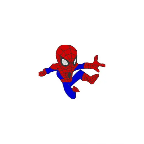 Matriz de Bordado Homem Aranha - 4 Tamanhos