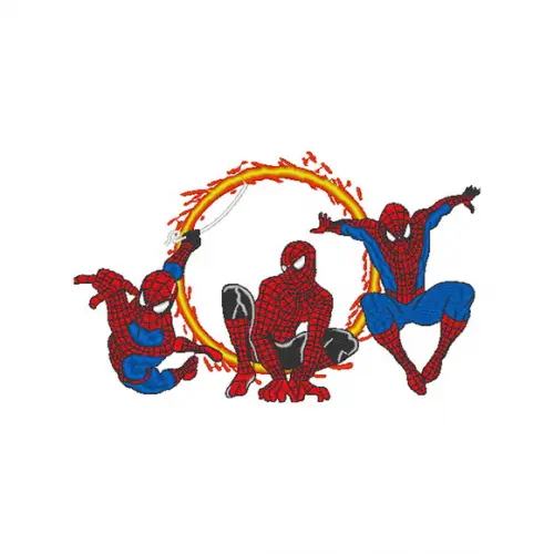 Matriz de Bordado Homem Aranha Portal - 3 Tamanhos