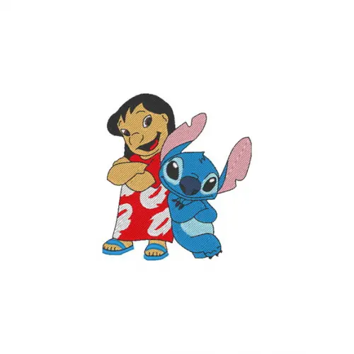 Matriz de Bordado Lilo e Stitch
