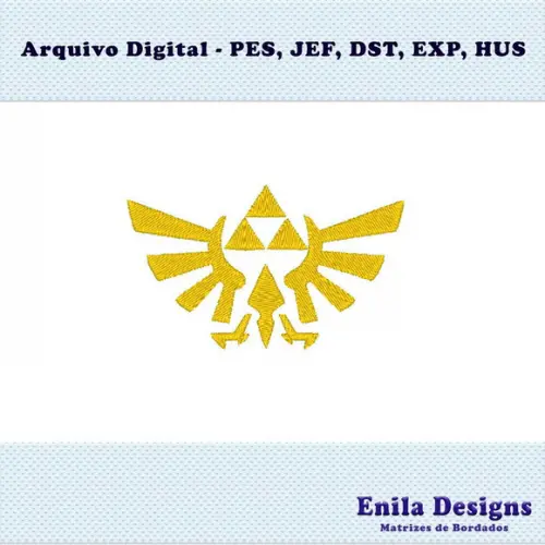 Matriz de Bordado Logo Game Zelda