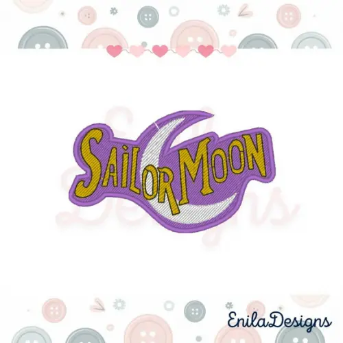 Matriz de Bordado Logo Anime - Sm