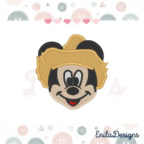 Matriz de Bordado Mickey Fazendeiro