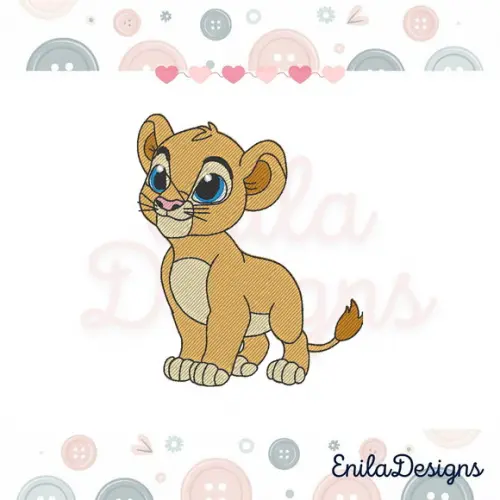 Matriz de Bordado Rei Leão - Nala Cute