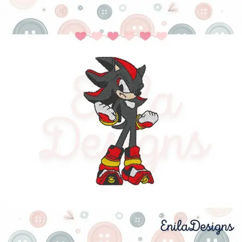 Matriz de Bordado Sonic - Shadow - 4 Tamanhos