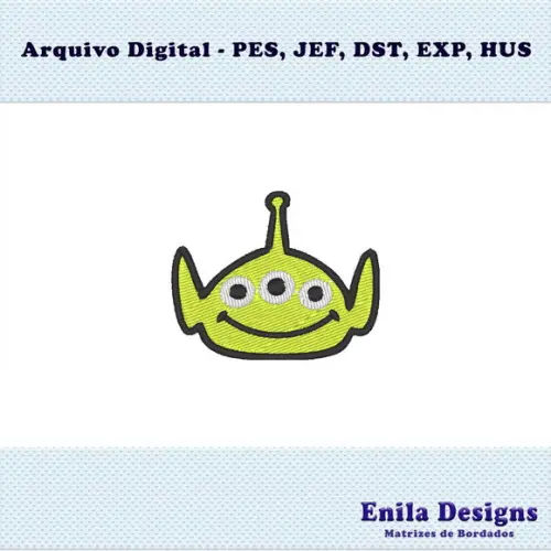 Matriz de Bordado Toy Story Rosto ET - Enila Designs