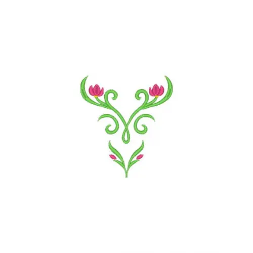 Matriz de Bordado Vestido Princesa Anna Frozen - 4 Tamanhos