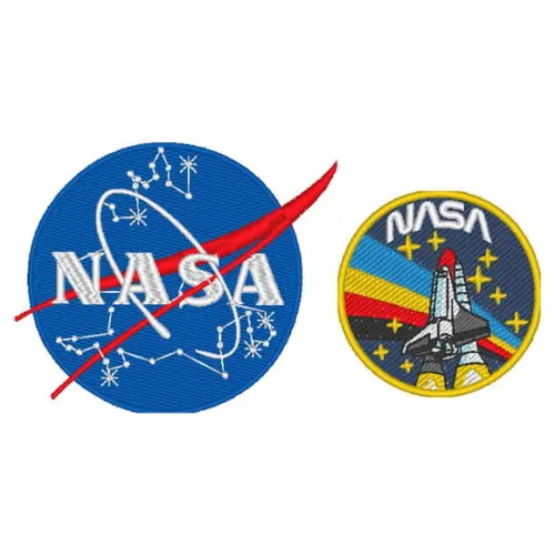 Matrizes de Bordado Nasa Astronauta Espaço Foguete