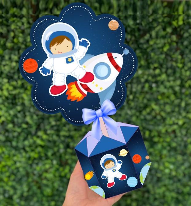 Arquivo Centro de Mesa Astronauta Azul Studio e Pdf s/ nome