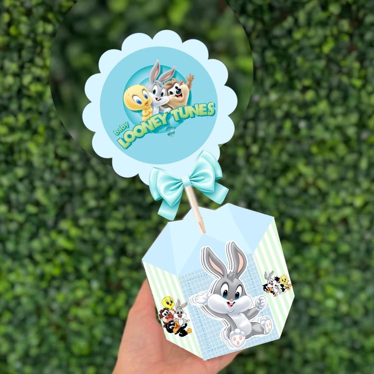 Arquivo Centro de Mesa Baby Looney Tunes Studio e Pdf s/ nome