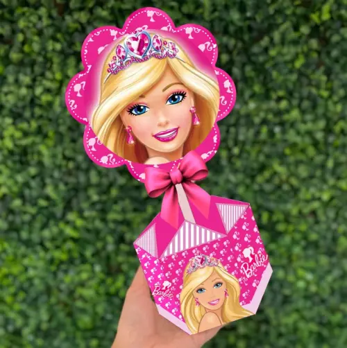 Arquivo Centro de Mesa Barbie Studio e Pdf s/ nome