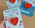 Card com Mini Vela Dia dos Namorados