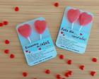 Card com 2 Pirulitos - Dia dos Namorados