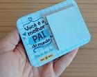 Card com Mini Bloquinho - Dia dos Pais