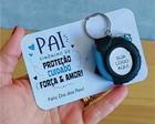 Cartão com Chaveiro de Mini Trena - Dia dos Pais