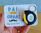 Cartão com Mini Trena Amarela - Dia dos Pais