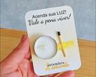Cartão com Mini Vela - Setembro Amarelo