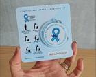 Cartão com Chaveiro - Novembro Azul