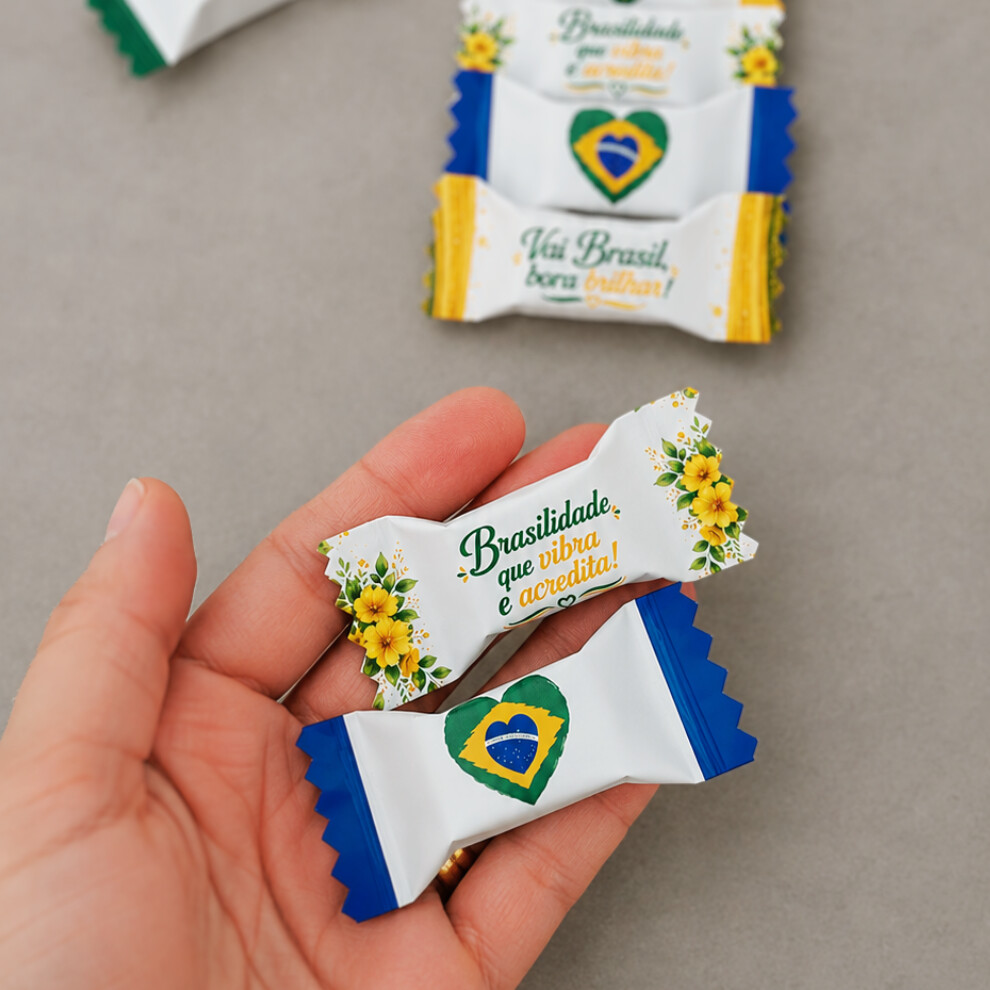 Cento de Balas Personalizadas com logo ou com a temática - Copa 