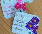 Tag com Brinco - Dia da Mulher