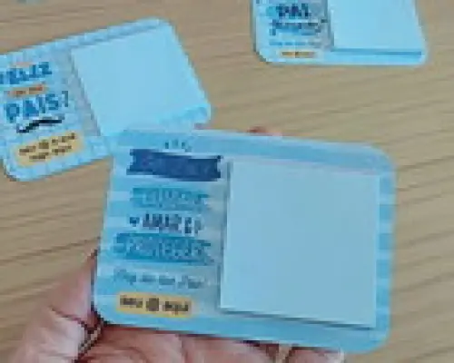 Card com Mini Bloquinho - Dia dos Pais