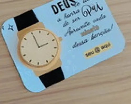 Card com Moeda de Chocolate -Dia dos Pais