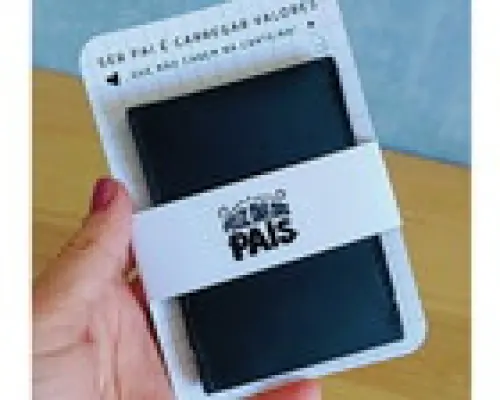 Card Lembrancinha Dia dos Pais com Carteira Porta Cartão