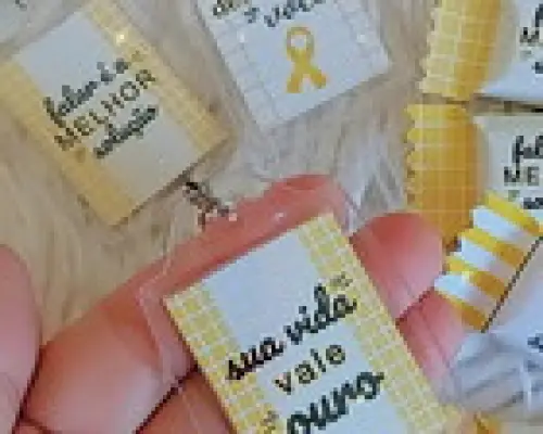 Chaveiro de Acrílico - Setembro Amarelo