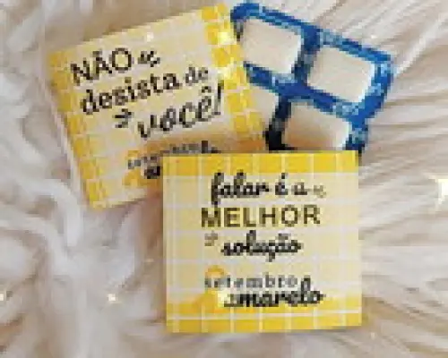 Chiclets com Capinha - Setembro Amarelo