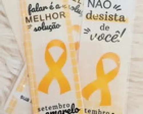 Marcador de Página - Setembro Amarelo