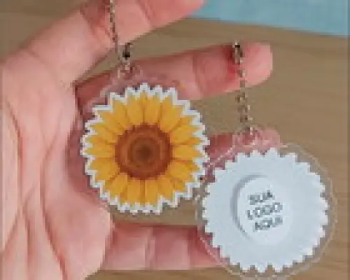 Cartão com Chaveiro Girassol - Setembro Amarelo