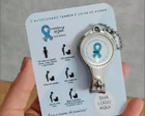 Cartão com Cortador de Unhas - Novembro Azul