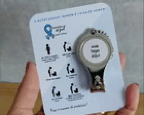 Cartão com Cortador de Unhas - Novembro Azul