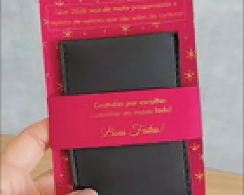 Cartão de Natal ou Ano Novo com Carteira - Natal