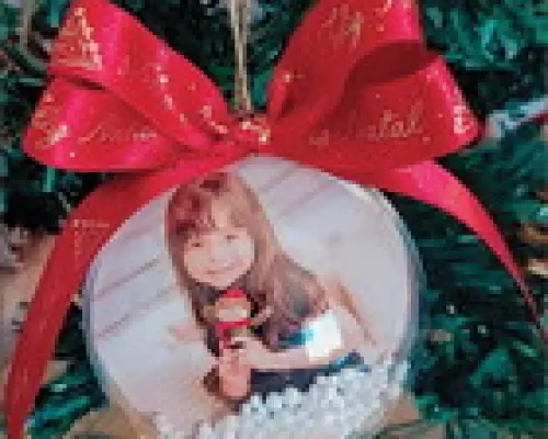 Bola de Natal em Acrílico