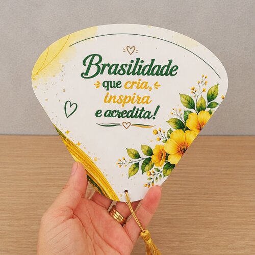 Leque de papel personalizado - Copa 2026