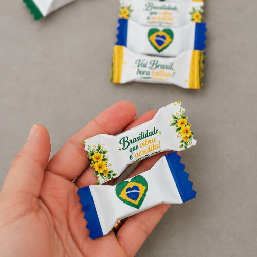 Cento de Balas Personalizadas com logo ou com a temática - Copa 