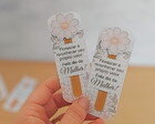 Cartão com Mini Lixa - Dia da Mulher