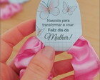Tag com Xuxinha de Cetim - Dia da Mulher