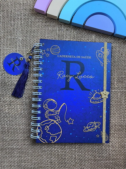 Caderneta de Saúde / Vacina Personalizada - Astronauta Clean
