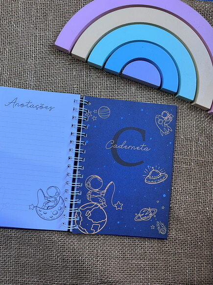 Caderneta de Saúde / Vacina Personalizada - Astronauta Clean
