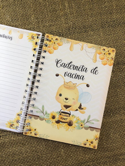 Caderneta de Saúde / Vacinação Personalizada - Abelha Fofa
