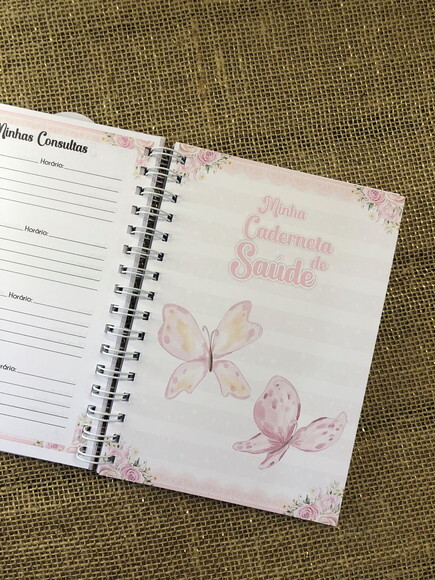 Caderneta de Saúde / Vacinação Personalizada - Borboletas