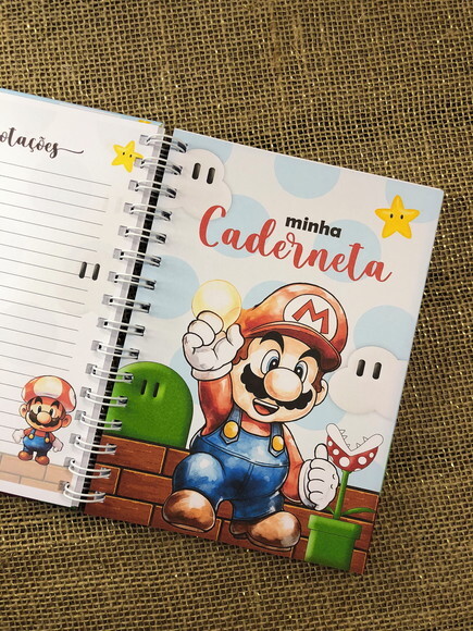 Caderneta de Saúde / Vacinação Personalizada - Super Mario