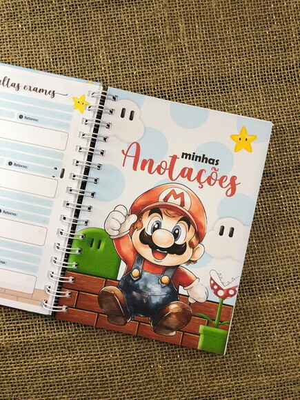 Caderneta de Saúde / Vacinação Personalizada - Super Mario