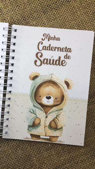 Caderneta de Saúde / Vacinação Personalizada - Ursinho