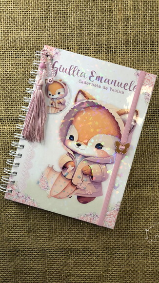 Caderneta de Saúde / Vacinação Personalizada -raposinha